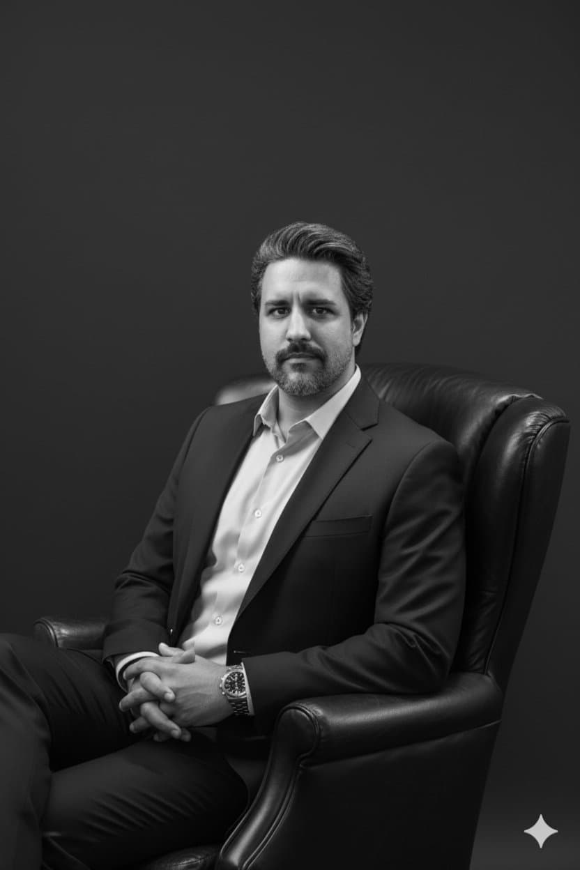 Retrato profissional de Israel Simões, neurocientista, administrador e palestrante corporativo